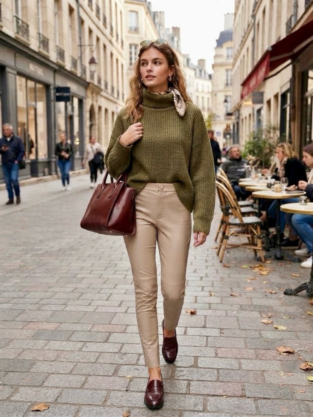 Zara Beige Leggings